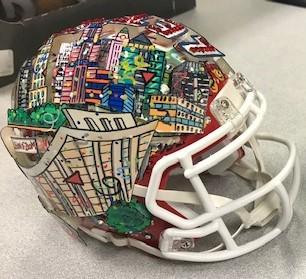 Kansas City Chiefs NFL Collectible Mini Helmet, Picture Inside