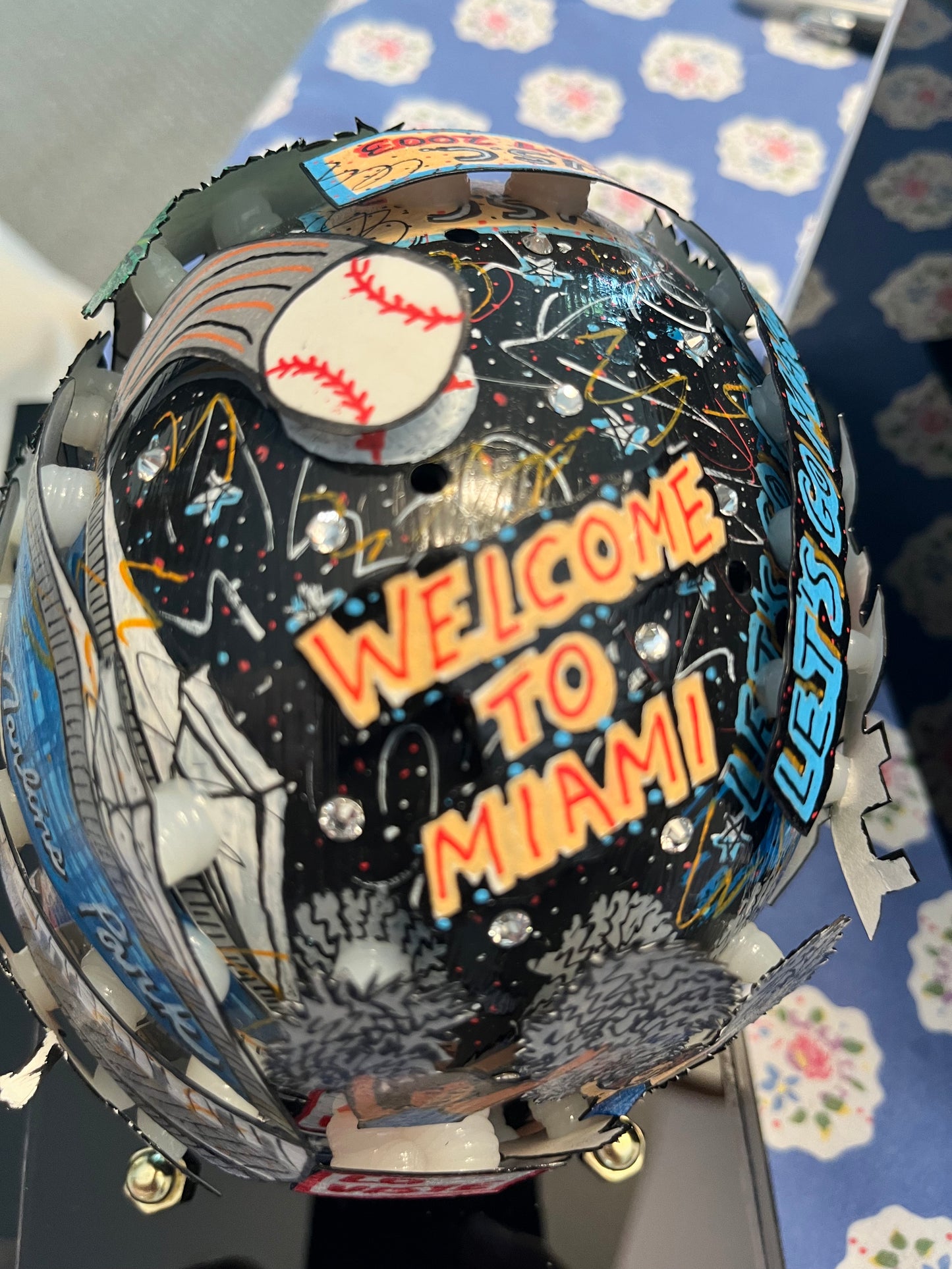 Miami Marlins Original Mini Helmet