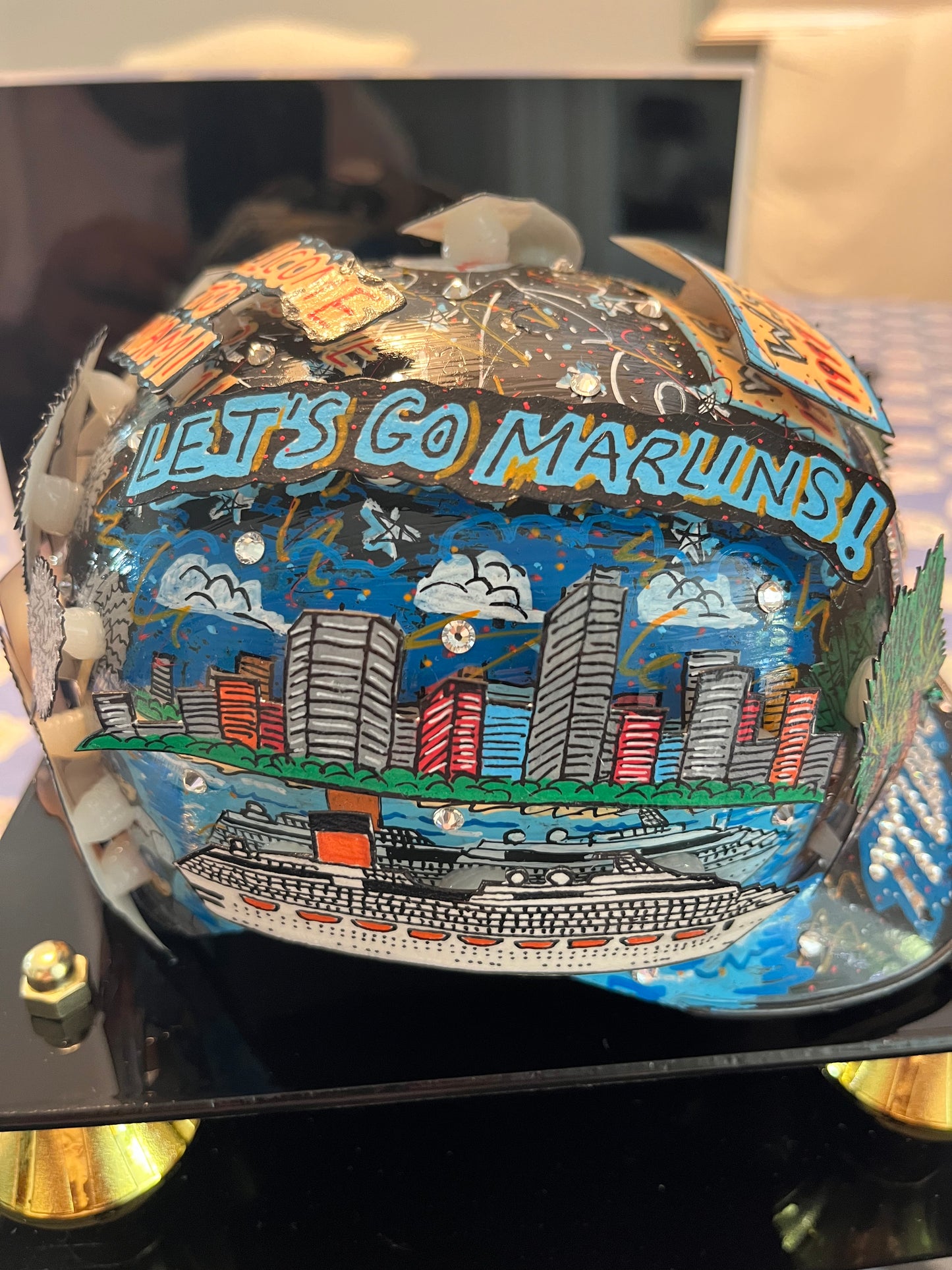 Miami Marlins Original Mini Helmet