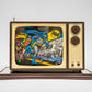 Batman Hand Painted TV Sculpture