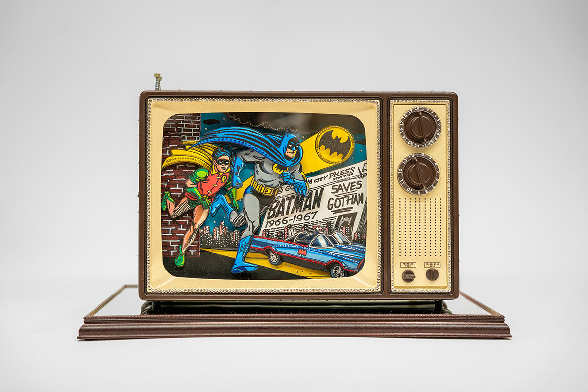 Batman Hand Painted TV Sculpture