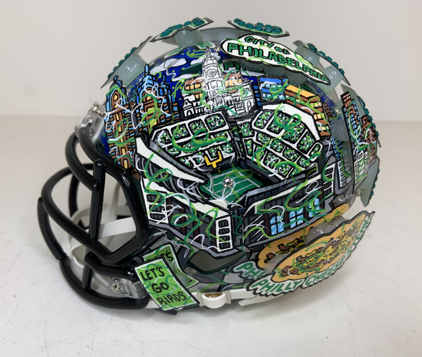 Philadelphia Eagles Mini Helmet 3