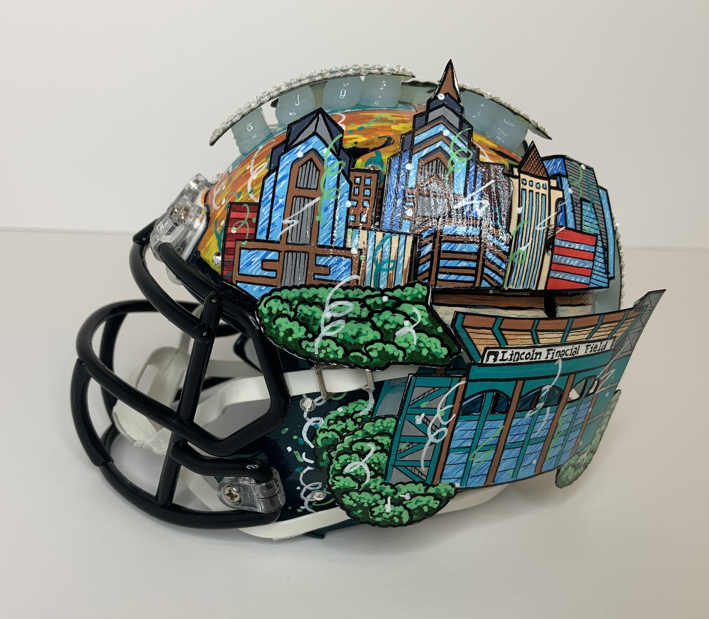 Philadelphia Eagles Mini Helmet 4